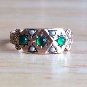 An Antique Victorian Starburst Gypsy Band